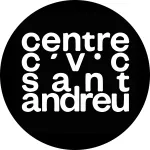 logotip de l'equipament amb el text "centre cívic sant andreu"