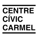 logotip de l'equipament amb el text "centre cívic carmel"