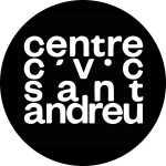 logotip de l'equipament amb el text "centre cívic sant andreu"