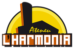 logotip on hi posa "ateneu l'Harmonia" amb un dibuix de la façana